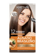 Kativa Post Kit Lissage  Brésilien 3 U Shampoing +  Après-shampoing + Soin – Image 3