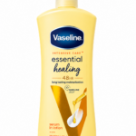 ingredient et mode d'emploi 5synonyme separe par virgule , description courte du produit*expression clé, titre se, description du produit meta description pour "Vaseline Intensive Care Essential Healing – Lait Corps Réparateur 600 ml"