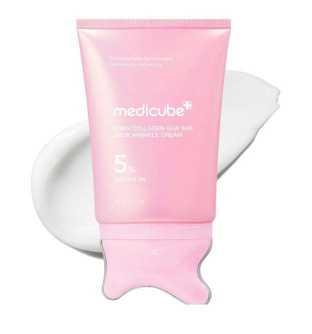 Medicube pdrn collagen gua sha neck wrinkle cream